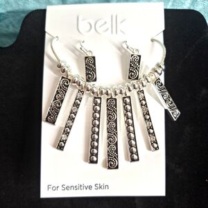 BELK SILVER HYPOALLERGENIC JEWELRY SET
